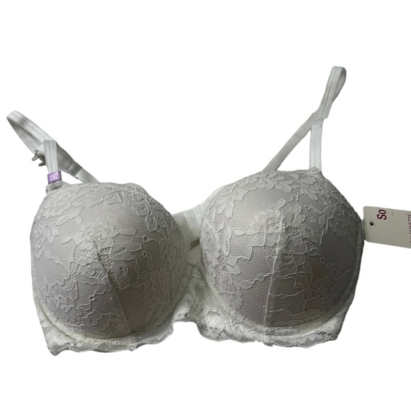 Balconette push bra soft lace convertible - Picture 1 of 9